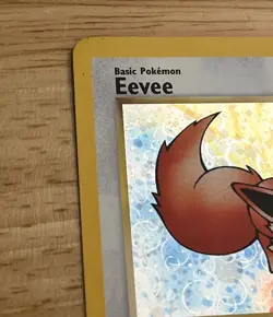 Pokemon Eevee Black Star Promo Card #11 - Holo Rare LP WOTC TCG (P18) - Image 2