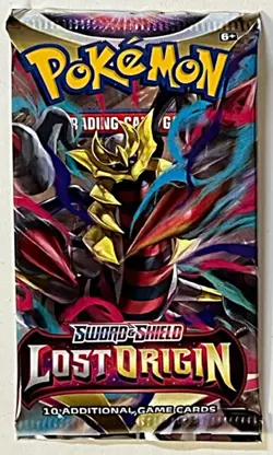SINGLE PACK of Pokemon TCG Lost Origin Booster Box (10 cards/pack) 820650850554 - Image 1