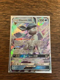 Pokemon Glaceon GX Card Holo Rare 39/156 SM Ultra Prism - Image 1