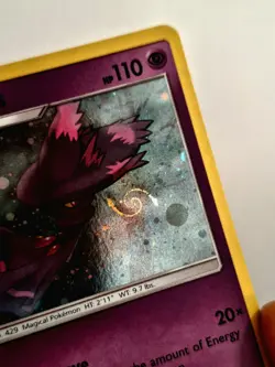 Pokemon Card MISMAGIUS SM222 Black Star Promo~HD SWIRL~NM - Image 1