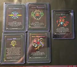 yu yu hakusho tcg. Lot Of 5 Team Ghost Files Cards. - Image 1