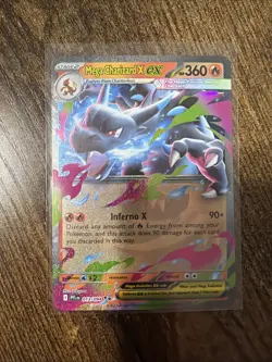 Mega Charizard X EX Double Rare Card 13/94 Pokemon Phantasmal Flames NM/M - Image 1