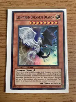 Yu-gi-oh Light and Darkness Dragon STOR-ENSE1 Limited Edition Super Rare NM Card - Image 4