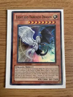 Yu-gi-oh Light and Darkness Dragon STOR-ENSE1 Limited Edition Super Rare NM Card - Image 5