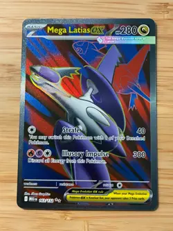 Mega Latias ex - Ultra Rare ME01: Mega Evolution 163/132 NM Pokemon Card - Image 1