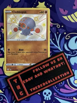 Pokemon Card TCG - Shiny Clobbopus - Shining Fates - SV072/SV122 - Full Art Holo - Image 1