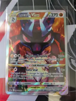 Lucario VSTAR SWSH291 SWSH: Sword & Shield Promo Cards Holo NM - Image 1