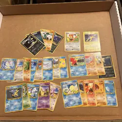 Pokemon Japanese Neo Revelation, Discovery, Genesis 28 Card Lot LP/MP/HP Vintage - Image 1