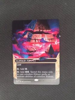 Eldrazi Temple borderless Stellar Sights Edge of Eternities MTG NM - Image 1
