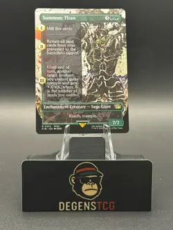 Summon: Titan 0373 (Borderless) Final Fantasy Regular non foil MTG English - Image 1