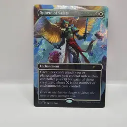 Sphere of Safety NM #2331 Confetti Foil MTG Secret Lair x Furby - Image 1