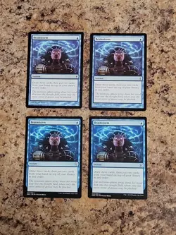 MTG 4x Brainstorm Conspiracy & Eternal Masters Regular NM Unplayed Playset X4 - Image 2