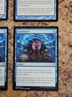 MTG 4x Brainstorm Conspiracy & Eternal Masters Regular NM Unplayed Playset X4 - Image 5