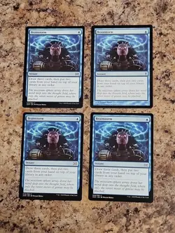 MTG 4x Brainstorm Conspiracy & Double Masters Regular NM Unplayed Playset X4 - Image 2