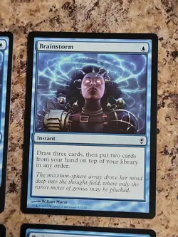 MTG 4x Brainstorm Conspiracy & Double Masters Regular NM Unplayed Playset X4 - Image 4