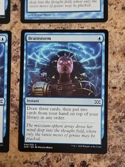 MTG 4x Brainstorm Conspiracy & Double Masters Regular NM Unplayed Playset X4 - Image 5