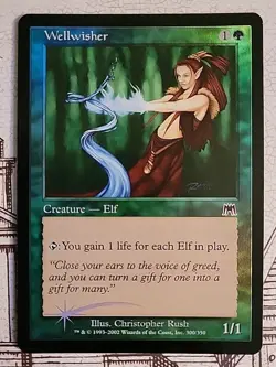 MTG Wellwisher FOIL x1 NM ~Onslaught (Magic the Gathering)*Free Shipping* - Image 1