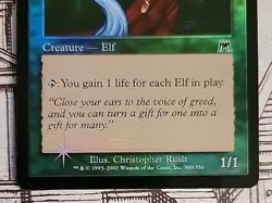 MTG Wellwisher FOIL x1 NM ~Onslaught (Magic the Gathering)*Free Shipping* - Image 4