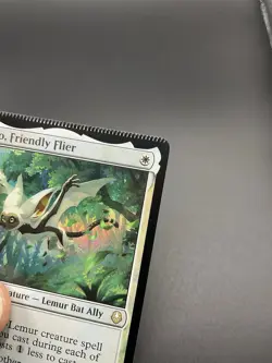(Crimp Error) Momo, Friendly Flier Promo Foil MTG Avatar 394 - Image 2