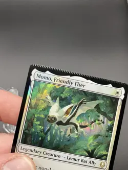 (Crimp Error) Momo, Friendly Flier Promo Foil MTG Avatar 394 - Image 3