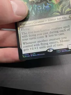 (Crimp Error) Momo, Friendly Flier Promo Foil MTG Avatar 394 - Image 5