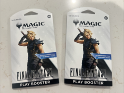 Lot Of 2 Magic the Gathering Final Fantasy Play Booster Packs Sealed - Image 1