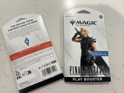 Lot Of 2 Magic the Gathering Final Fantasy Play Booster Packs Sealed - Image 2