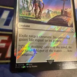 Swords to Plowshares (Surge Foil) #256 (NM) Final Fantasy FIC Magic MTG - Image 4