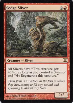MTG Sedge Sliver (177) | LP | Time Spiral {TSP} - Image 1