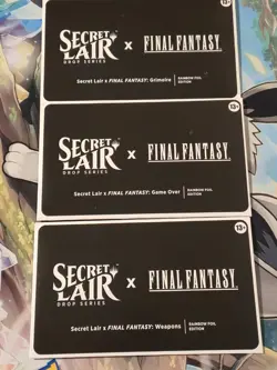 English Magic Secret Lair x FINAL FANTASY: Complete Rainbow Foil Set - Image 1
