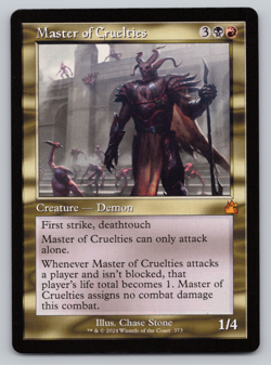Master of Cruelties Retro Frame - MTG - Ravnica Remastered - Image 1