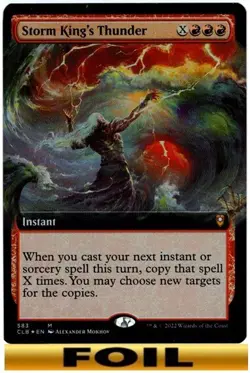 1x - Storm King's Thunder - FOIL EXTENDED ART - Commner Legends: Baldur's Gate - Image 1