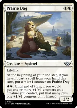Prairie Dog U Outlaws of Thunder Junction 24 NM Magic: The Gathering - Image 1