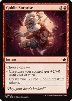Goblin Surprise C Foundations 200 NM Magic: The Gathering - Image 1