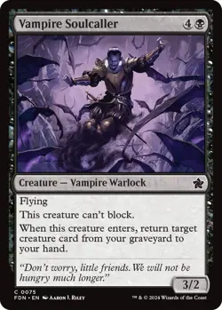 Vampire Soulcaller C Foundations 75 NM Magic: The Gathering - Image 1