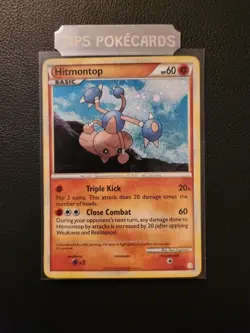 Hitmontop Holo HeartGold and SoulSilver Pokemon Card 5/123 - Image 1