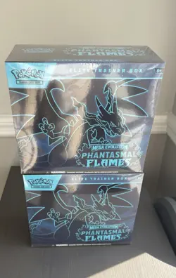 Lot Of 2 - Pokemon Mega Evolutions Phantasmal Flames Elite Trainer Box ETB - Image 1