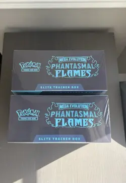Lot Of 2 - Pokemon Mega Evolutions Phantasmal Flames Elite Trainer Box ETB - Image 5