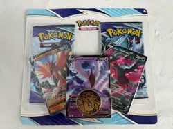 Pokemon Chilling Reign 2 Pack Blister Galarian Zapdos V, Articuno V, Moltres V - Image 1
