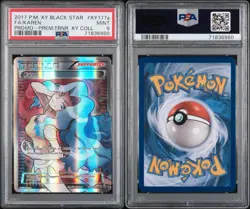 Pokemon Karen Full Art Premium Trainer XY Collection Promo XY177a PSA 9 Mint - Image 5