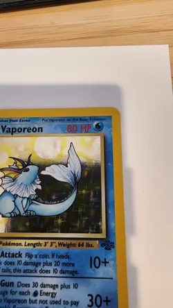 Pokemon Vaporeon 1st Edition Holo Mint Jungle Set 12/64 Vintage 1999 Wotc - Image 3