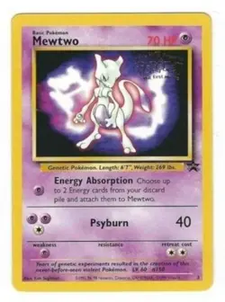 Damaged Mewtwo Movie Promo - 3 - Mewtwo Strikes Back theatrical release Pokemon - Image 1