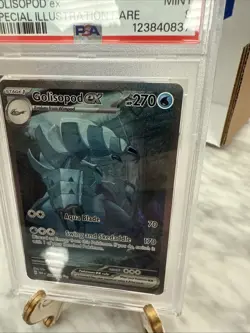 2023 POKEMON PAR EN-PARADOX RIFT SPECIAL ILLUSTRATION RARE GOLISOPOD EX PSA 9 - Image 3