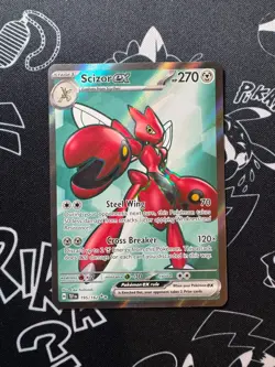 Scizor EX 195/162 Pokemon TCG S&V Temporal Forces Ultra Rare English - Image 1