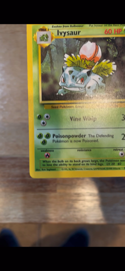 1999 Pokemon Ivysaur 30/102 Base Set Unlimited - Near Mint Condition - Image 2
