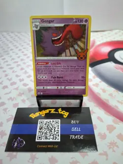 Pokemon - Gengar 57/198 Trick or Trade Chilling Reign Holo Rare 2021 NM - Image 1