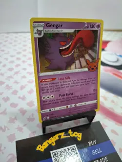 Pokemon - Gengar 57/198 Trick or Trade Chilling Reign Holo Rare 2021 NM - Image 2