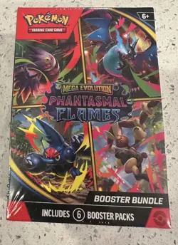 Pokemon TCG: Mega Evolution Phantasmal Flames - Booster Bundle - Factory Sealed - Image 4