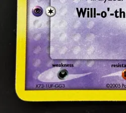 Pokemon TCG EX Deoxys Duskull 58/107 Reverse Holo Lightly Played - Image 3