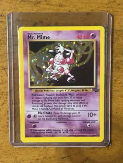 1999 Pokemon Jungle Mr. Mime Holo #6/64 RARE TCG WOTC VINTAGE - Image 1